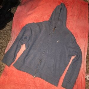 Heavy Polo sweater zip up!